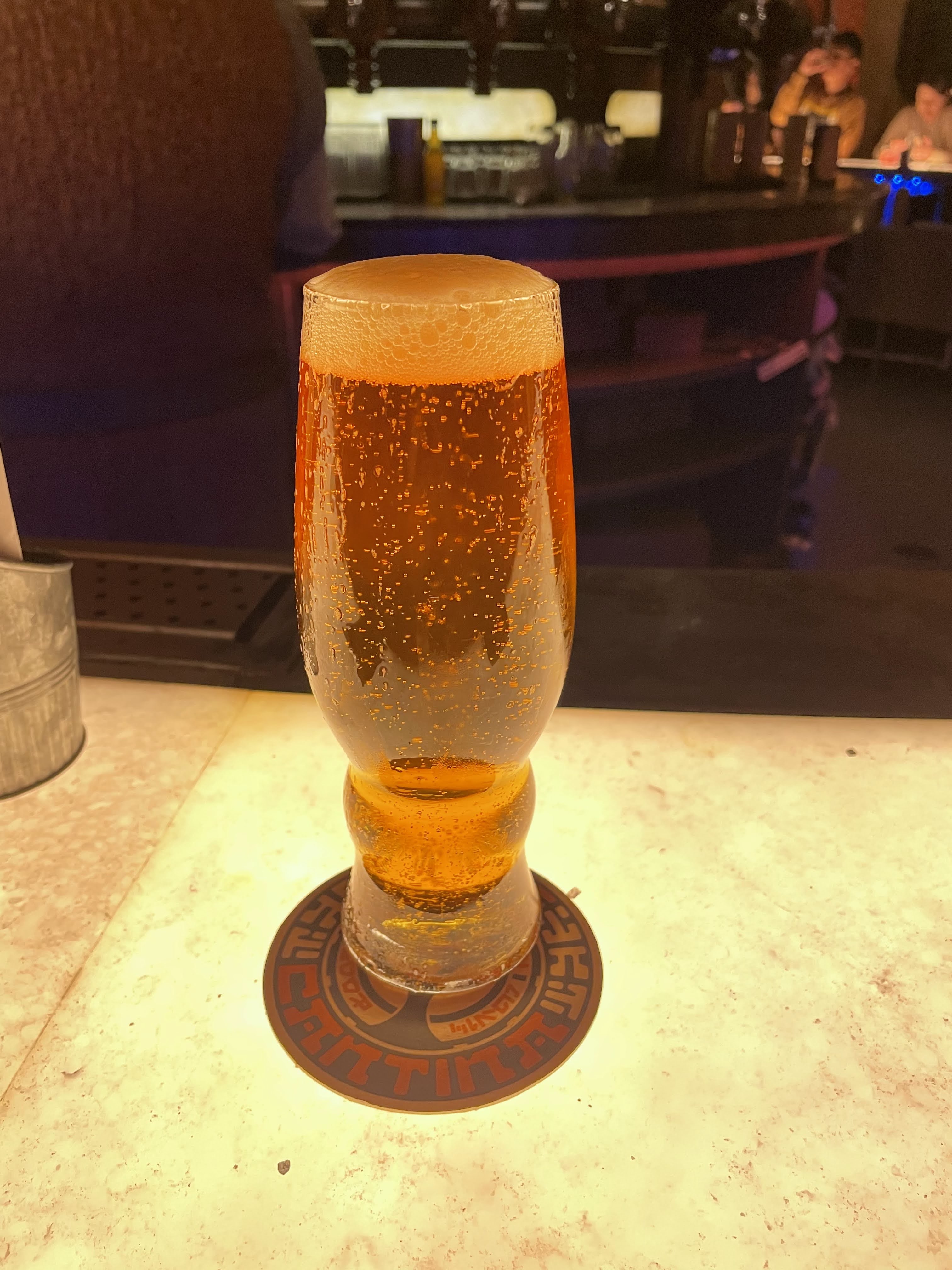 A fizzy cocktail.