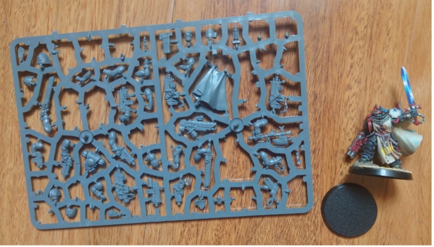 The player needs to cut out the kits of the model from the sprue and build them into a complete model.