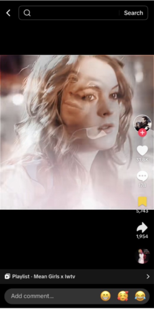 Cady Heron from <em>Mean Girls</em> overlaid onto Louis from IWTV.