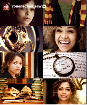 Hermione Granger fan cast (based on the Harry Potter series by J. K. Rowling), featuring actress Antonia Thomas.